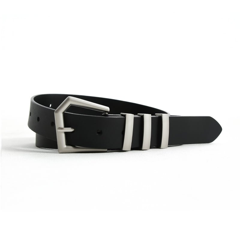 韓国ファッション SELCA-Retro black belt-mselca2023aw639-01