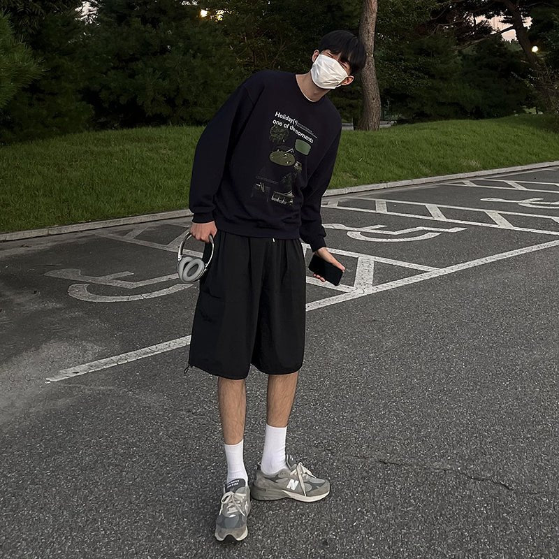 韓国ファッション SELCA-Retro Gar Dempling Sweat-mselca2023aw642-02