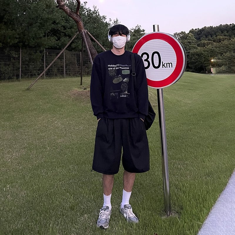 韓国ファッション SELCA-Retro Gar Dempling Sweat-mselca2023aw642-03