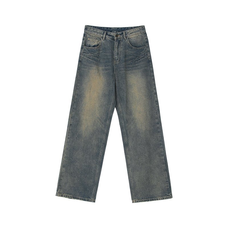 韓国ファッション SELCA-Retro wash denim setup-mselca2023aw653-06