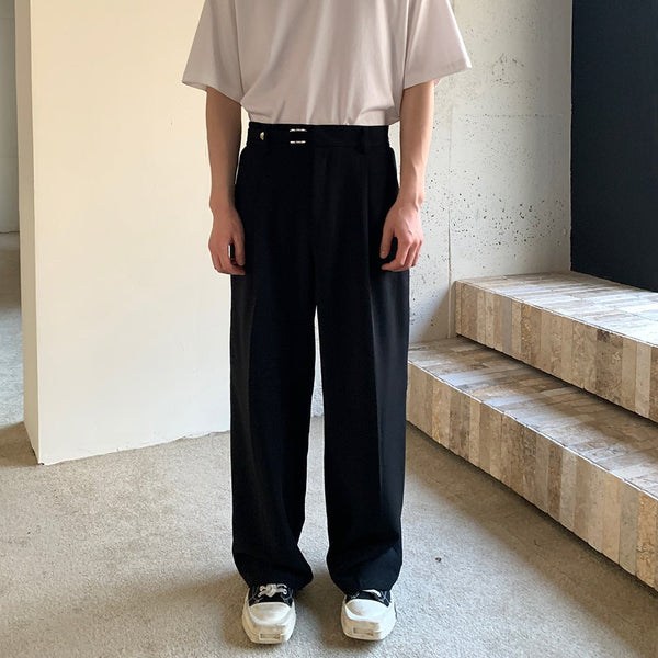韓国ファッション SELCA-Roosfid slacks-mselca2023aw665-06