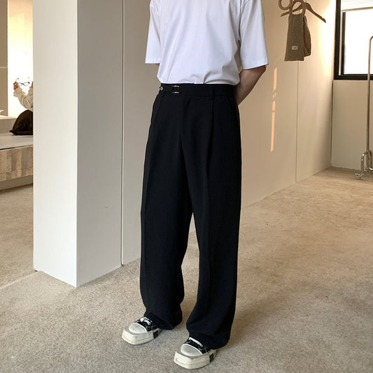 韓国ファッション SELCA-Roosfid slacks-mselca2023aw665-01