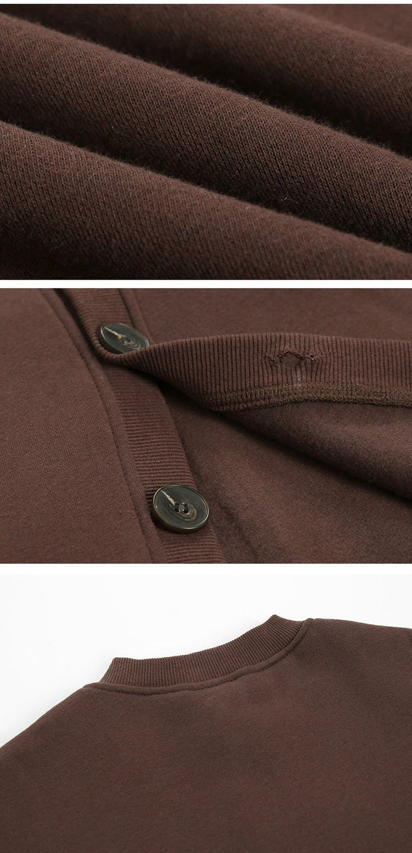 韓国ファッション SELCA-Round neck cardigan-mselca2023aw672-06