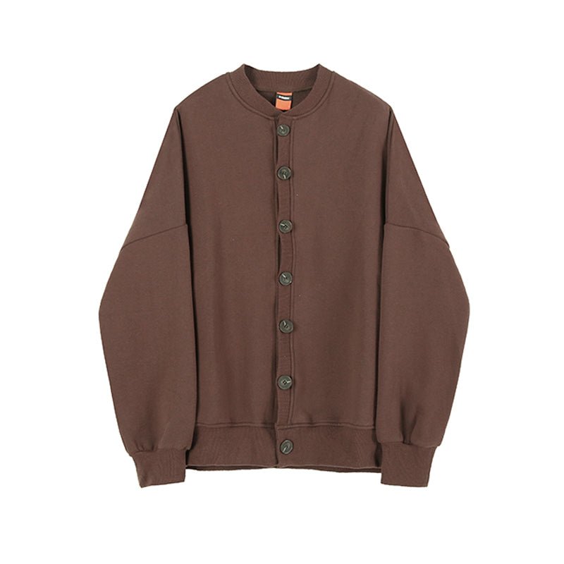 韓国ファッション SELCA-Round neck cardigan-mselca2023aw672-05