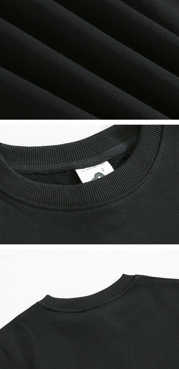 韓国ファッション SELCA-Round neck logo trainer-mselca2023aw680-08