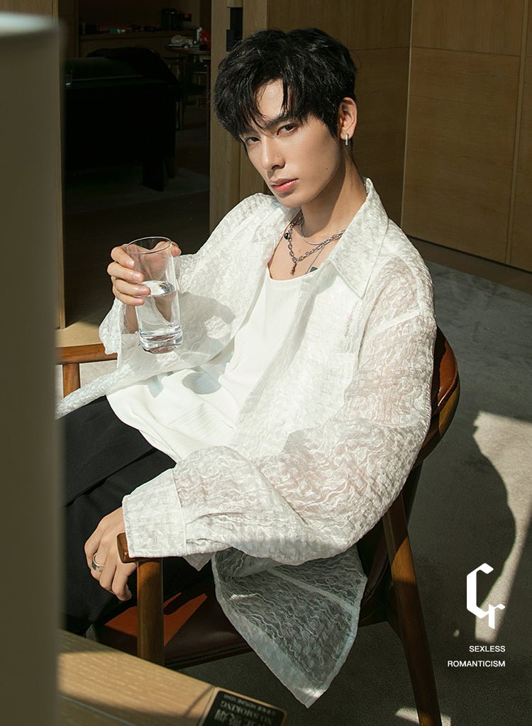 韓国ファッション SELCA-Searloose shirt-mselca2023aw691-04