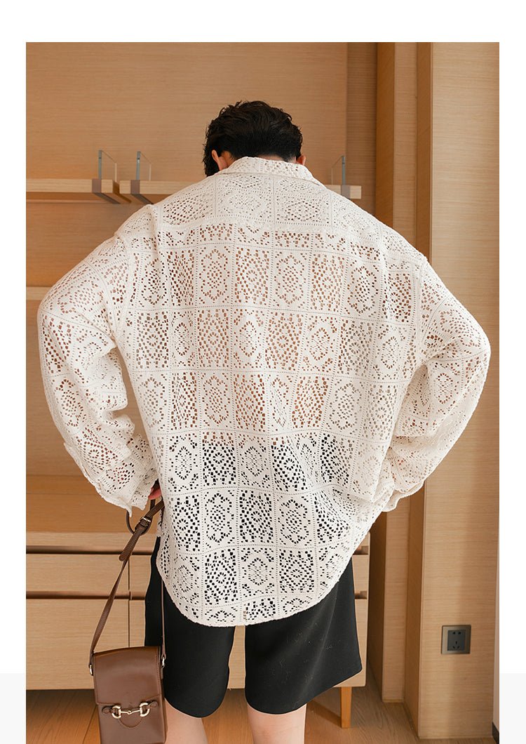 韓国ファッション SELCA-Seethrroose shirt-mselca2023aw692-04