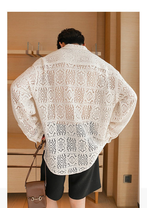 韓国ファッション SELCA-Seethrroose shirt-mselca2023aw692-04