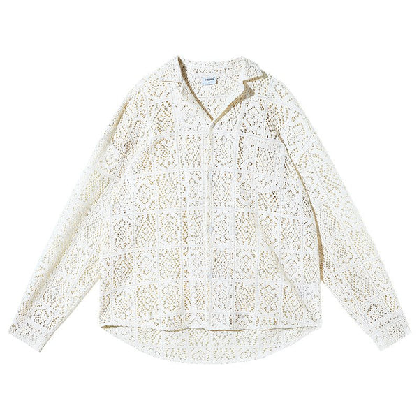 韓国ファッション SELCA-Seethrroose shirt-mselca2023aw692-013
