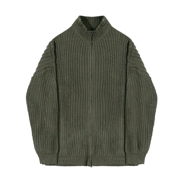 韓国ファッション SELCA-Semitar Zipper Knit-mselca2023aw696-06