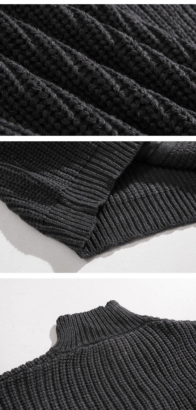 韓国ファッション SELCA-Semitar Zipper Knit-mselca2023aw696-08