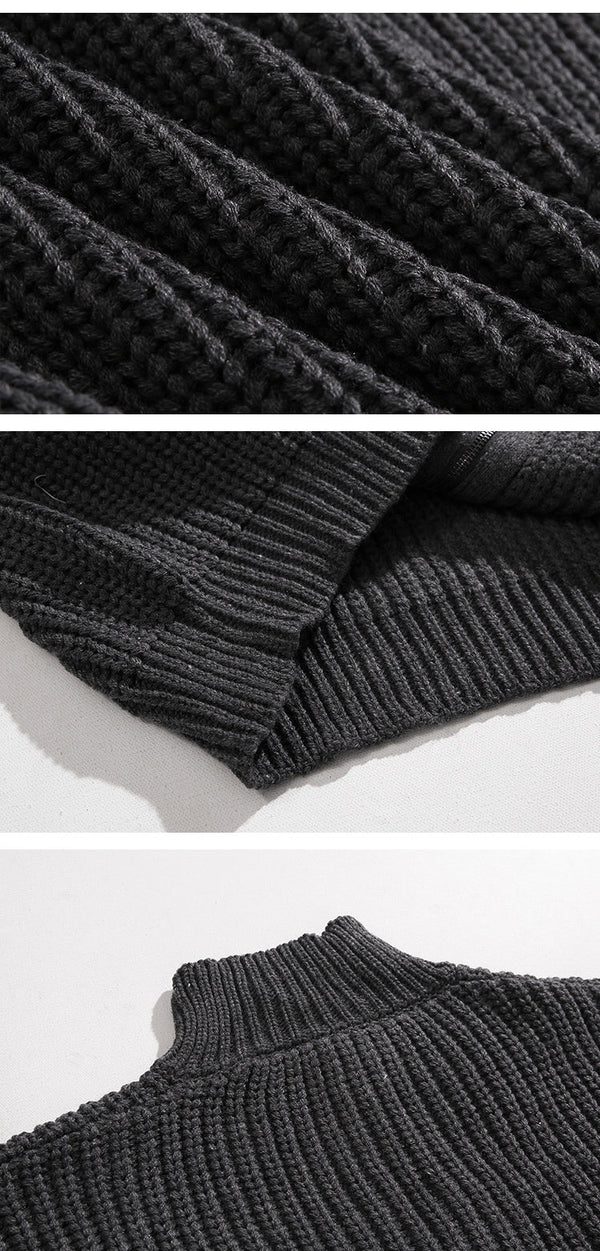 韓国ファッション SELCA-Semitar Zipper Knit-mselca2023aw696-08