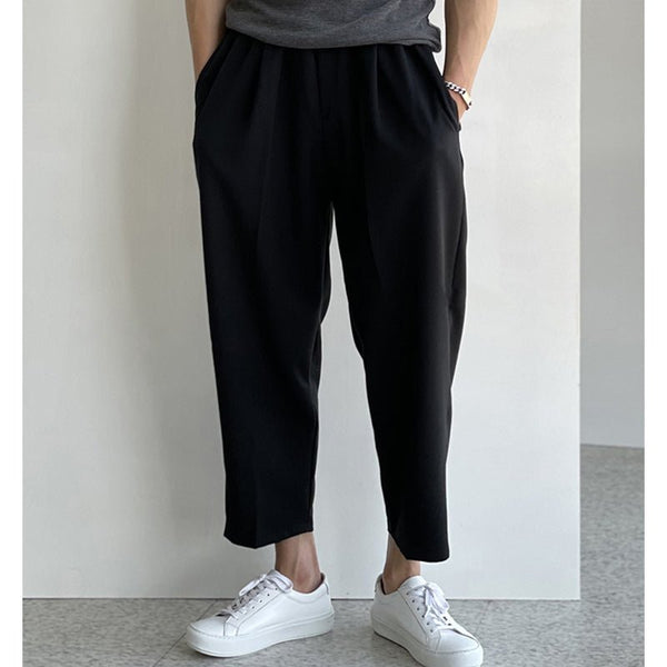 韓国ファッション SELCA-Short length Relax slacks-mselca2023aw729-02
