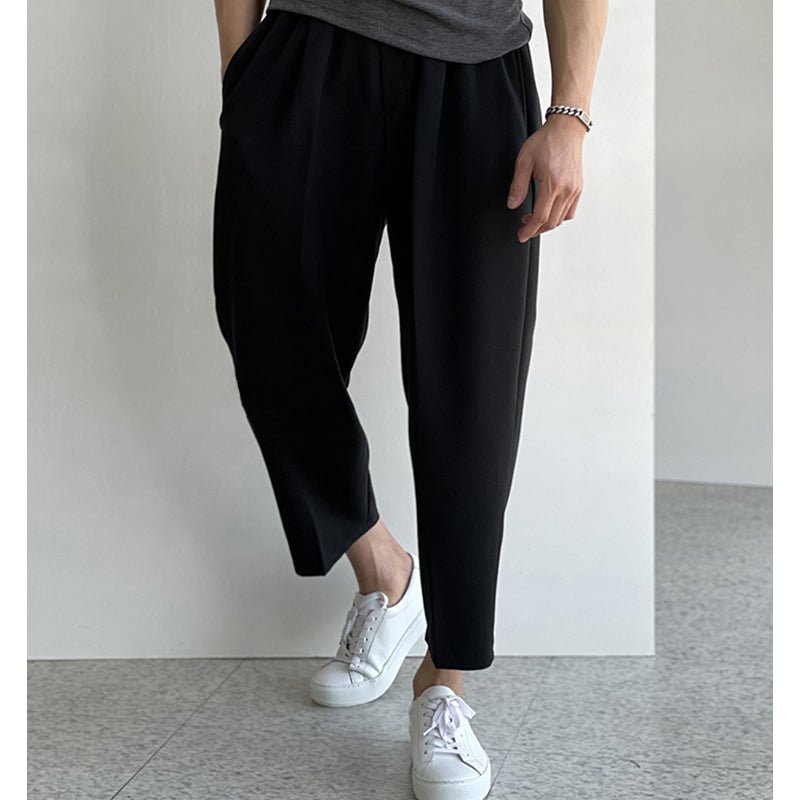 韓国ファッション SELCA-Short length Relax slacks-mselca2023aw729-03