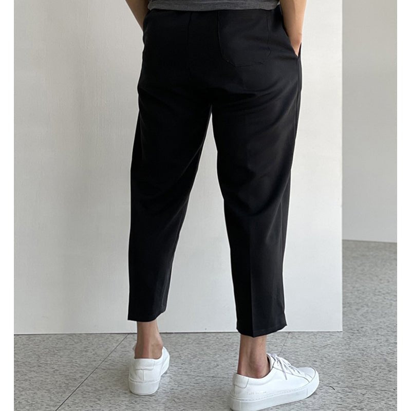 韓国ファッション SELCA-Short length Relax slacks-mselca2023aw729-04
