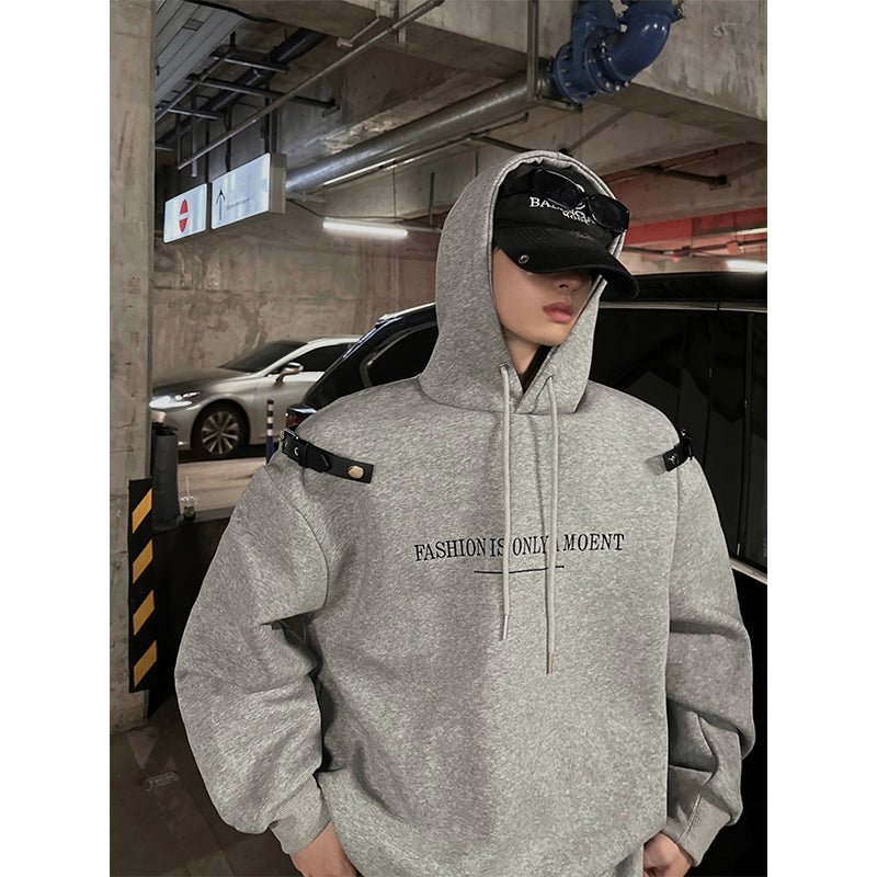 韓国ファッション SELCA-Shoulder belt hoodie-mselca2023aw735-07