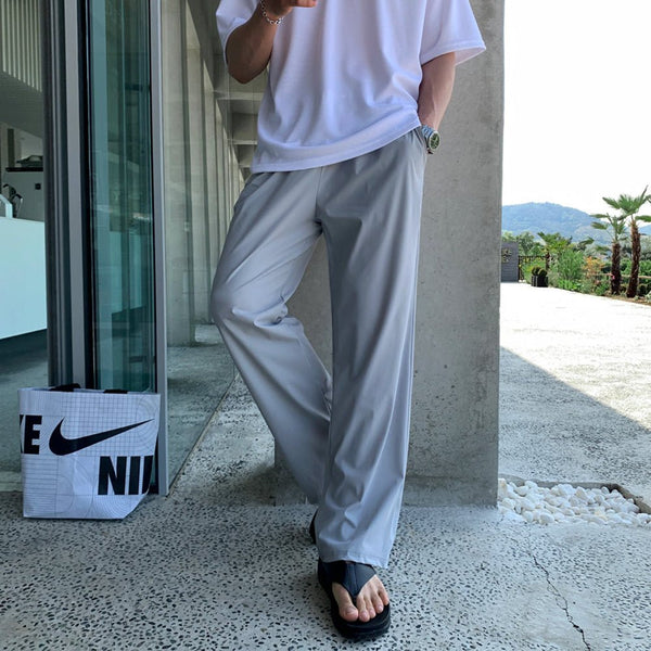 韓国ファッション SELCA-Silk stretch pants-mselca2023aw740-07