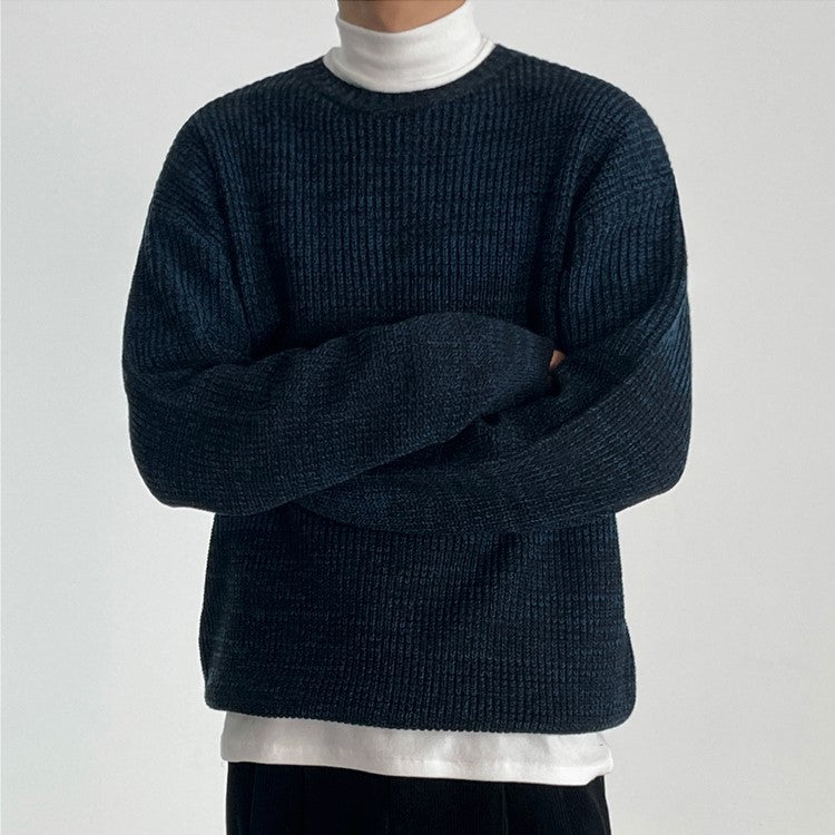 韓国ファッション SELCA-Simple knit long -sleeved sweater-mselca2023aw746-06