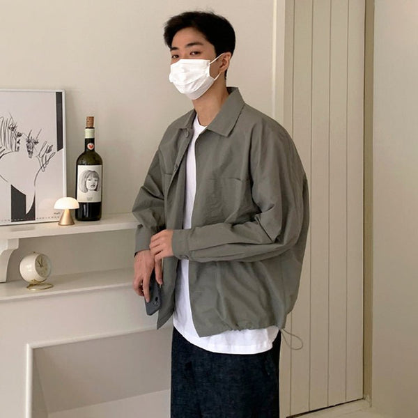 韓国ファッション SELCA-Simple shirt-mselca2023aw754-05