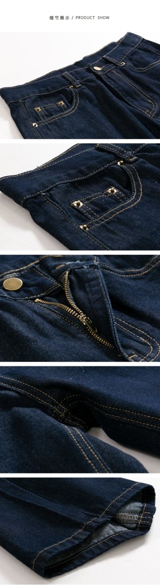 韓国ファッション SELCA-Simple straight denim-mselca2023aw756-06