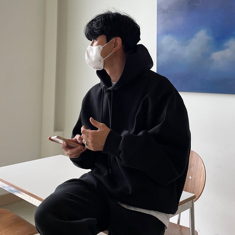 韓国ファッション SELCA-Simple sweat setup-mselca2023aw758-02