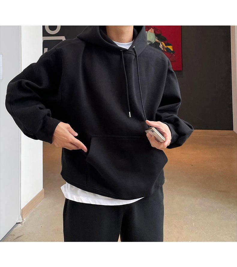 韓国ファッション SELCA-Simple sweat setup-mselca2023aw758-015