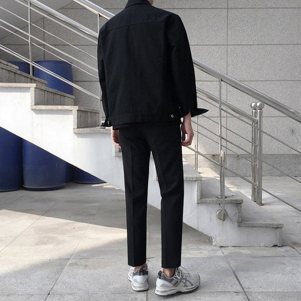 韓国ファッション SELCA-Slim Slacks-mselca2023aw768-04