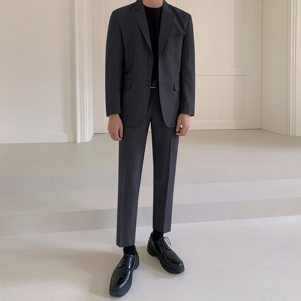 韓国ファッション SELCA-Smart casual setup-mselca2023aw772-02