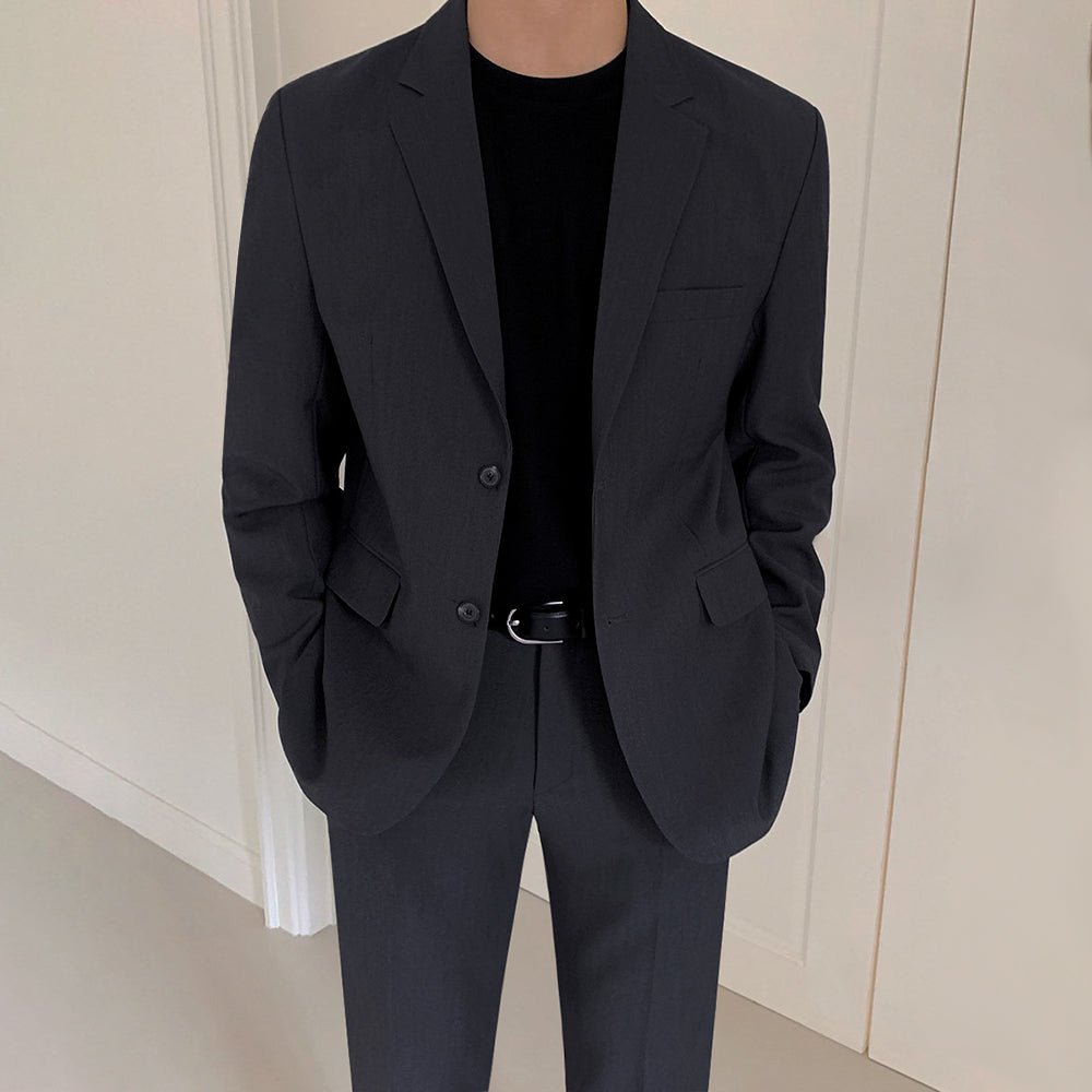 韓国ファッション SELCA-Smart casual setup-mselca2023aw772-01
