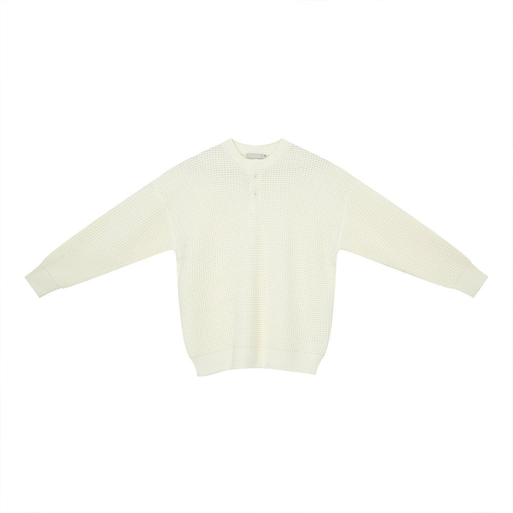 韓国ファッション SELCA-Solid Crew neck sweater-mselca2023aw773-010
