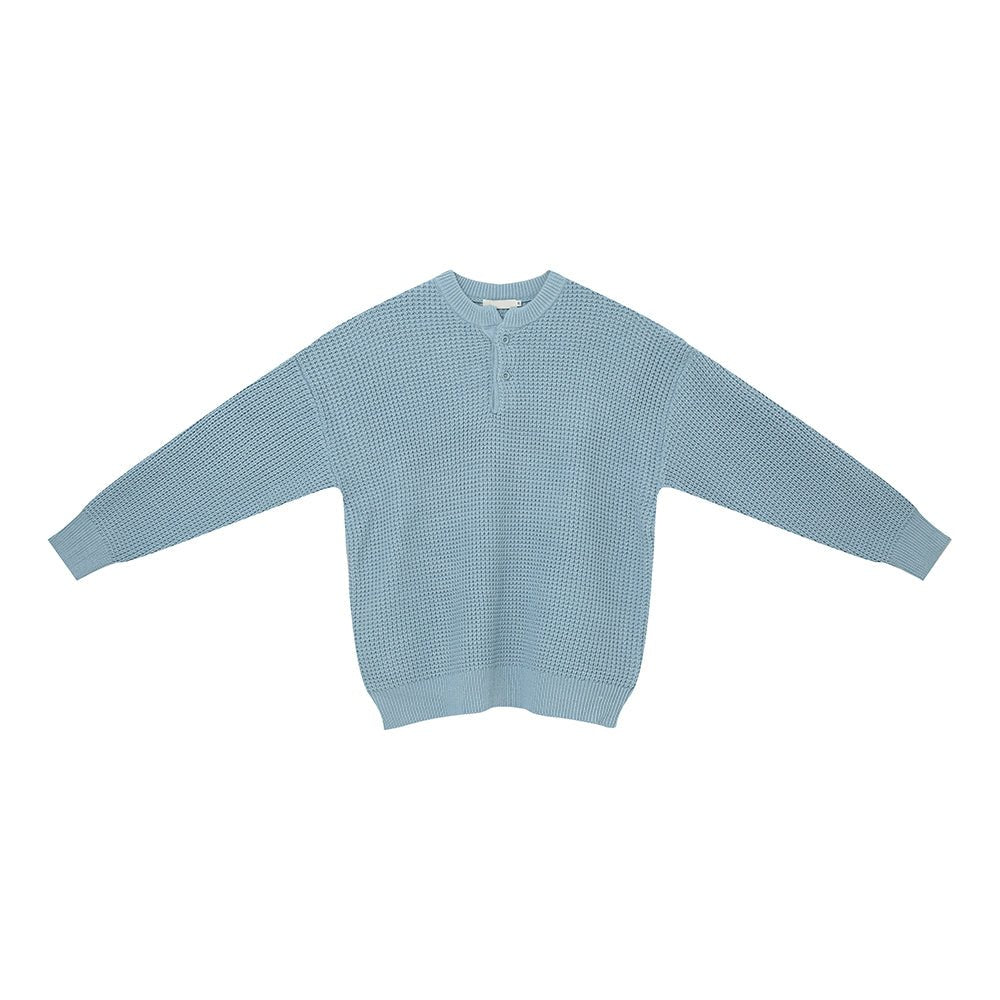 韓国ファッション SELCA-Solid Crew neck sweater-mselca2023aw773-013