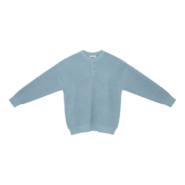 韓国ファッション SELCA-Solid Crew neck sweater-mselca2023aw773-013