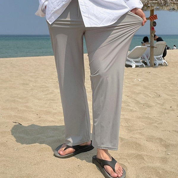 韓国ファッション SELCA-Solid straight slacks-mselca2023aw775-06