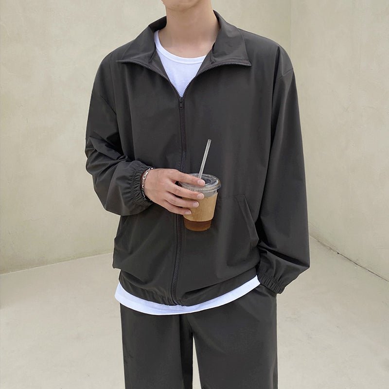 韓国ファッション SELCA-Sports Shorts Jacket Setup-mselca2023aw780-04