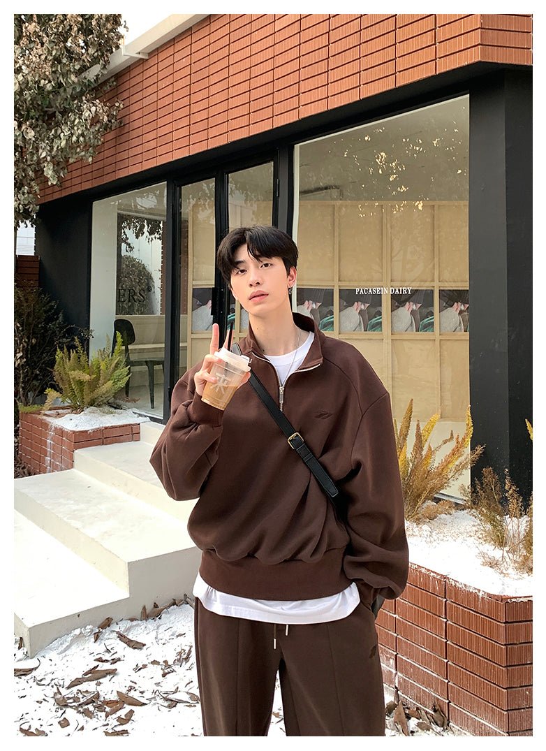 韓国ファッション SELCA-Sporty wet setup-mselca2023aw782-05