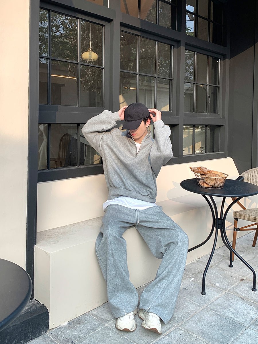 韓国ファッション SELCA-Sporty wet setup-mselca2023aw782-01