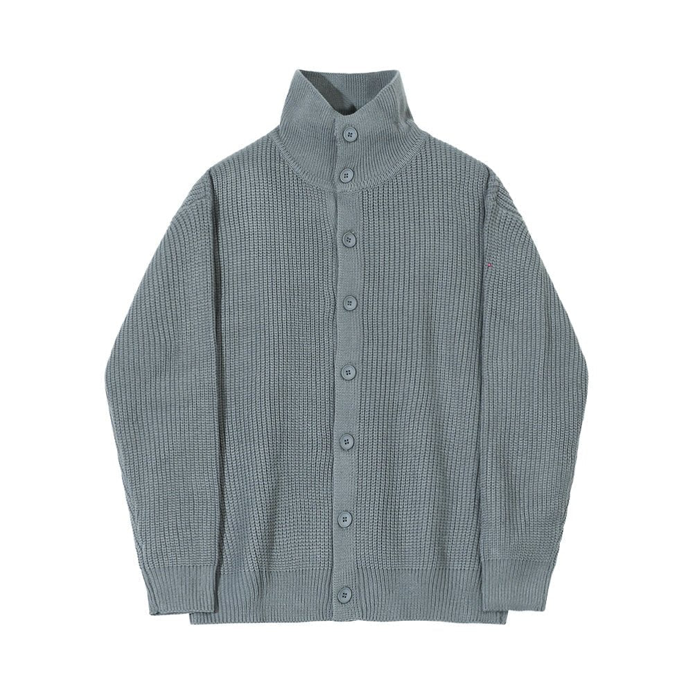 韓国ファッション SELCA-Stand collar knit cardigan-mselca2023aw793-05