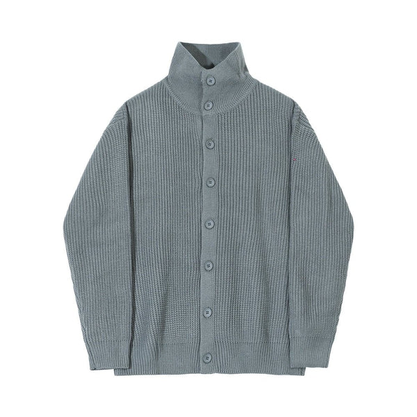 韓国ファッション SELCA-Stand collar knit cardigan-mselca2023aw793-05
