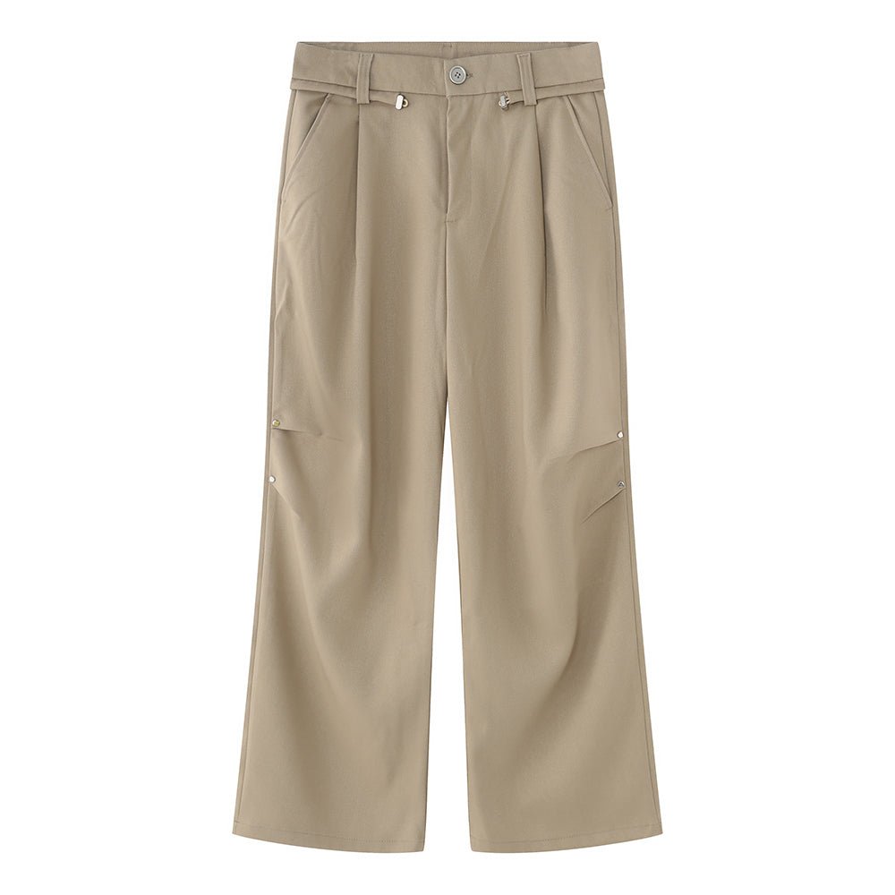 韓国ファッション SELCA-Straight -wide loose pants-mselca2023aw816-07