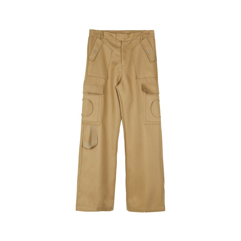 韓国ファッション SELCA-Straight cargo pants-mselca2023aw818-012