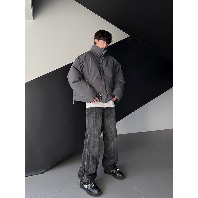 韓国ファッション SELCA-Straight casual denim pants-mselca2023aw821-04
