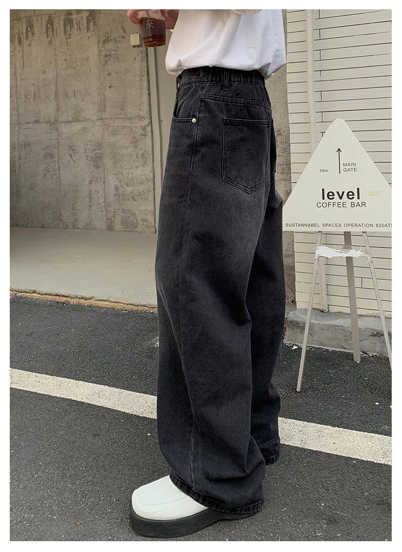 韓国ファッション SELCA-Straight casual denim pants-mselca2023aw821-06