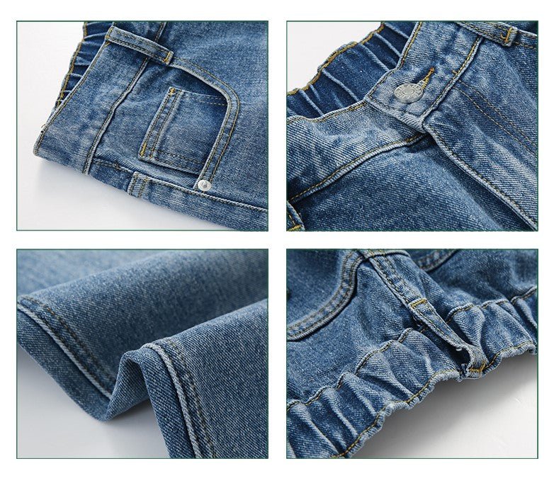 韓国ファッション SELCA-Straight casual denim pants-mselca2023aw821-010