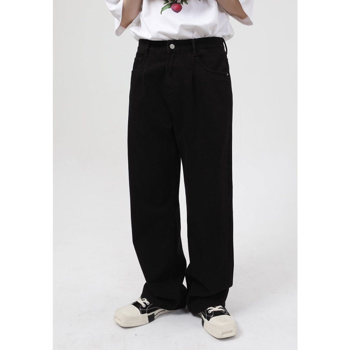 韓国ファッション SELCA-Straight casual jeans-mselca2023aw824-04