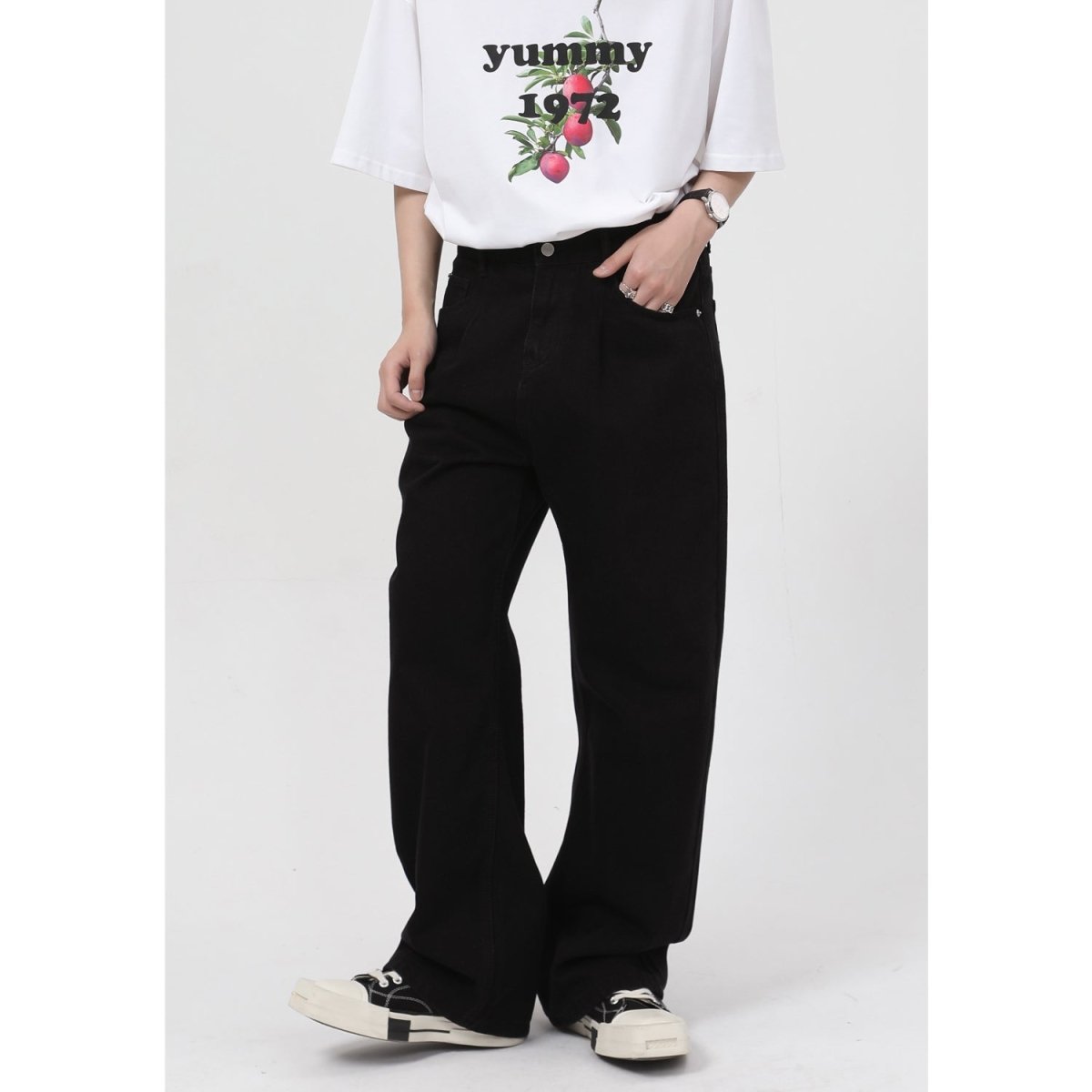 韓国ファッション SELCA-Straight casual jeans-mselca2023aw824-05