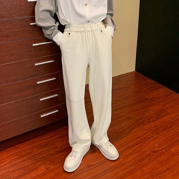 韓国ファッション SELCA-Straight casual pants-mselca2023aw826-012
