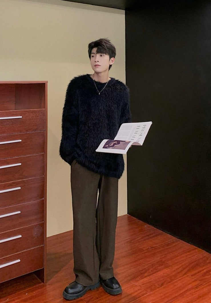 韓国ファッション SELCA-Straight casual pants-mselca2023aw826-010