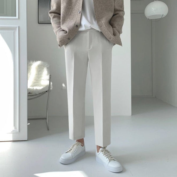 韓国ファッション SELCA-Straight leg slacks-mselca2023aw847-02