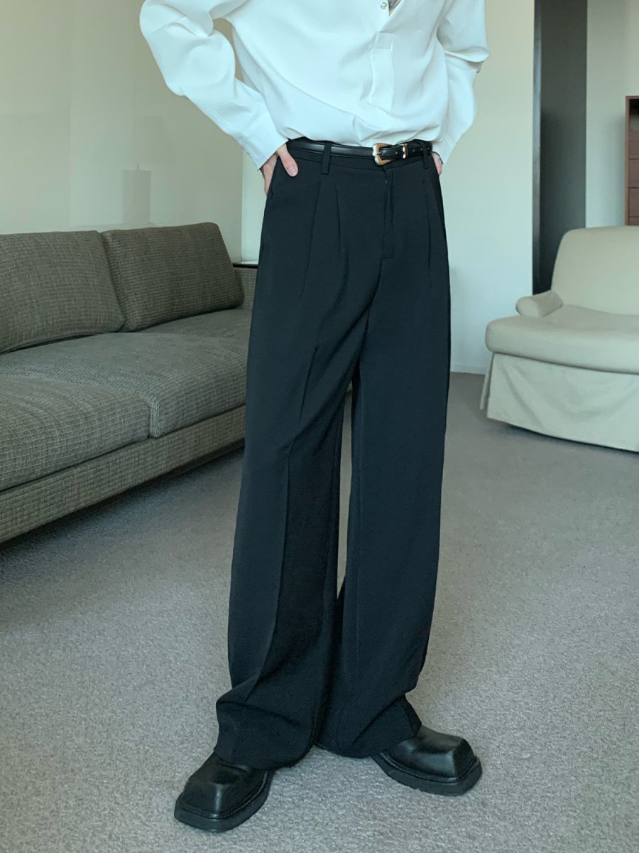 韓国ファッション SELCA-Straight loose pants-mselca2023aw849-06