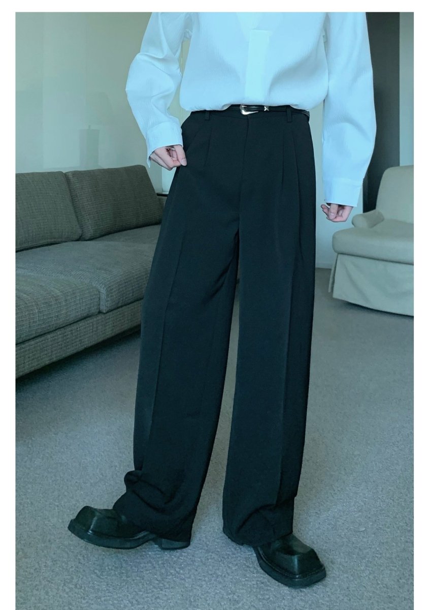 韓国ファッション SELCA-Straight loose pants-mselca2023aw849-03